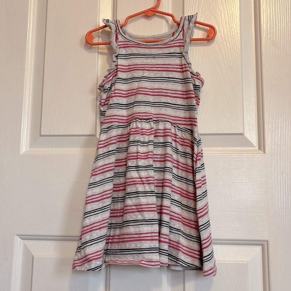 Toddler Girl Sleeveless Ruffle Dress